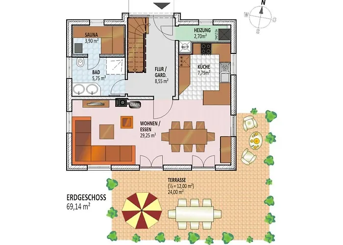 Hideaway Vakantiehuis Glowe